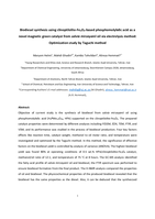 Biodiesel synthesis using clinoptilolite-Fe3O4-based phosphomolybdic acid as a novel magnetic green catalyst from salvia mirzayanii oil via electrolysis method : optimization study by Taguchi method