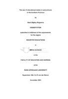The use of educational media in rural schools in the Northern Province