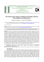 The urban legacy impacts of mega-event stadia : selected case studies from South Africa