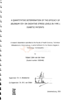 A quantitative determination of the efficacy of Selenium 7CH on oxidative stress levels in type 1 diabetic patients