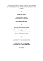 A psycho-educational model for the development of inner strength of entrepreneurs in Southern Africa