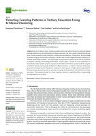 Detecting Learning Patterns in Tertiary Education Using K-Means Clustering