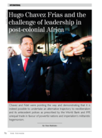 Hugo Chavez Frias and the challenge of leadership in post-colonial Africa