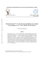 Measurement of D∗±, D± and D±s meson production cross sections in pp collisions at √s = 7TeV with the ATLAS detector