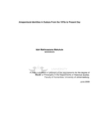 Amapantsula identities in Duduza from the 1970s to present day