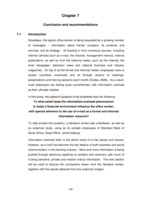 Information overload in the South African banking industry