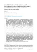 Can student and staff involvement in quality assurance and promotion be achieved in the health sciences through mhealth and e-learning? a conceptual platform design