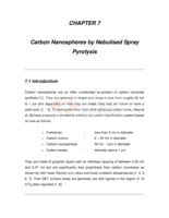 Carbon nanotubes and nanospheres: synthesis by nebulised spray pyrolysis and use in catalysis
