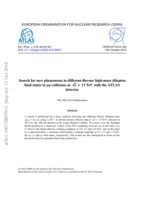 Search for new phenomena in different-flavour high-mass dilepton final states in pp collisions at  √s = 13 TeV with the ATLAS detector