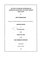 The effect of parental hypertension on cardiovascular reactivity and anxiety amongst black youth.