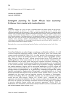 Emergent planning for South Africa’s blue economy : evidence from coastal and marine tourism
