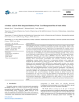 A Critical Analysis of the Integrated Industry Waste Tyre Management Plan of South Africa