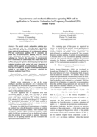 Asynchronous and stochastic dimension updating PSO and its application to parameter estimation for frequency modulated (FM) sound waves