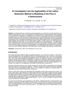 An investigation into the applicability of the Lattice Boltzmann method to modelling of the flow in a hydrocyclone