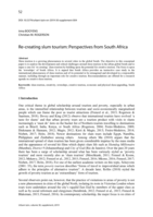 Re-creating slum tourism : perspectives from South Africa