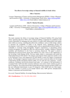 The effects of sovereign ratings on financial stability in South Africa