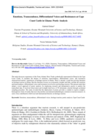 Emotions, transcendence, differentiated voices and resistances at Cape Coast Castle in Ghana : poetic analysis