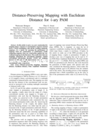 Distance-preserving mapping with euclidean distance for 4-ary PAM