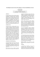 Psychological contract breach and its influence on the job embeddedness of nurses