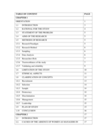 Challenges associated with the selection and recruitment of women as school managers in Ekurhuleni East high school.