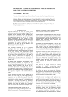 On Primary Tapped Transformers In High Frequency Isolated Power Converters