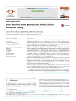 Basic student nurse perceptions about clinical instructor caring