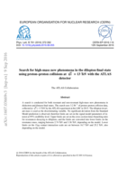 Search for high-mass new phenomena in the dilepton final state using proton–proton collisions at √s = 13 TeV with the ATLAS detector