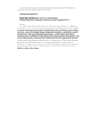 Unpacking the decision making process of Johannesburg city projects: a dialogue between design and participation