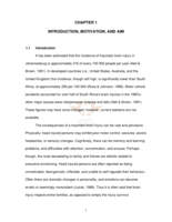The psychological effects of a parental traumatic brain injury on an adolescent offspring:  a phenomenological investigation