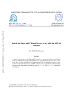 Search for Higgs and Z Boson Decays to φ γ with the ATLAS Detector