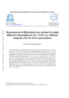 Measurement of differential cross sections for single diffractive dissociation in √𝒔 = 8 TeV 𝒑 𝒑 collisions using the ATLAS ALFA spectrometer