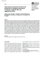 Improving mechanical and thermal properties of graphite–aluminium composite using Si, SiC and eggshell particles