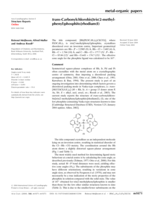 trans-Carbonylchlorobis[tris(2-methyl- phenyl)phosphito]rhodium(I)