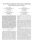 An IoT-based approach to real-time conditioning and control in a server room