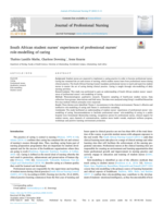 South African student nurses’ experiences of professional nurses’ role-modelling of caring