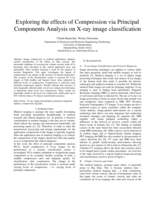 Exploring the effects of compression via principal components analysis on X-ray image classification