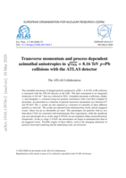 Transverse momentum and process dependent azimuthal anisotropies in √sNN = 8:16 TeV p+Pb collisions with the ATLAS detector