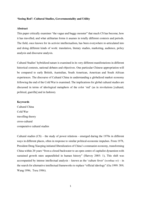 ‘Seeing red’ : cultural studies, governmentality and utility