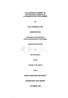 The cognitive journey of psychiatric patients on a rehabilitation programme