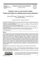 Residents’ views on cruise tourism in Naples Profiles and insights from a Mediterranean home-port destination