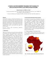 A novel nature-inspired picogrid for flexible PV application in rural electrification systems