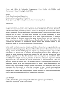 Power and politics in stakeholder engagement : farm dweller (in-)visibility and conversions to game farming in South Africa