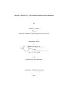 A security model for a virtualized information environment