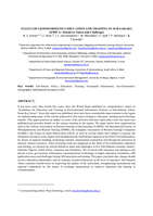 Status of geoinformatics education and training in Sub-Sahara Africa : initiatives taken and challenges