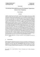 Re-thinking housing infrastructure development approaches: lessons from Zimbabwe