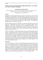 Literacy across the curriculum in the engineering sciences : a case study of a course in concrete technology