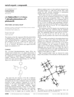 cis-Diphenylbis(1,3,5-triaza-7-phosphaadamantane-ĸP)-platinum(II)