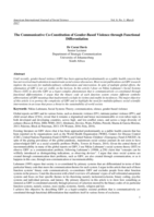 The communicative co-constitution of gender-based violence through functional differentiation