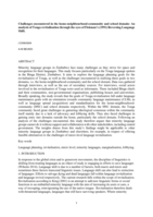 Challenges encountered in the home-neighbourhood-community and school domain: An analysis of Tonga revitalisation through the eyes of Fishman’s (1991) Reversing Language Shift