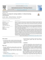 Practices of caring for nursing students : a clinical learning environment